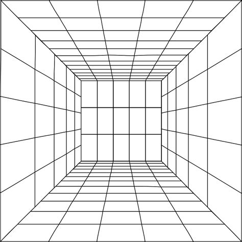 Longer Perspective Grid Openclipart