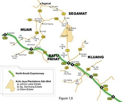 Map Of Malaysia North South Highway Maps Of The World