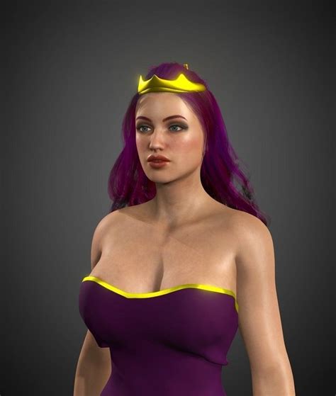 Realistic Female Character 11 3d Model Cgtrader