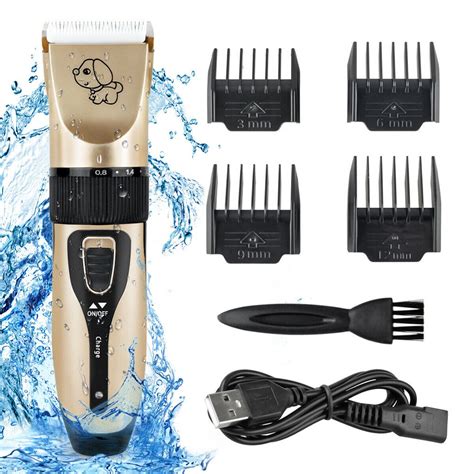 Dog Clippers For Thick Hair - Dog Grooming Kit Clippers, Low Noise, Electric Quiet, Rechargeable
