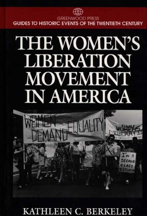 Womens Liberation Movement In America The • Abc Clio