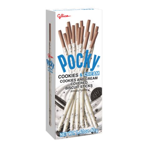 Glico Pocky Cookies And Cream Covered Biscuit Sticks 1 41 Oz Mariano’s