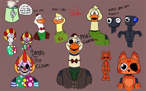 I Got These Silly Concepts For Fnaf Animatronics Ocs Thing While In