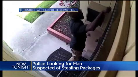 Police Searching For Suspected Package Thief In Fairfield Youtube