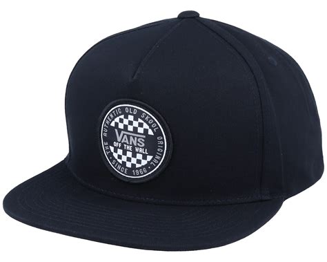Og Checker Black Snapback Vans Caps Uk