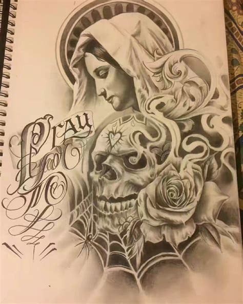 Mexican Chicano Art Tattoos