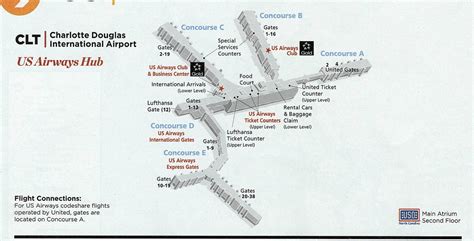 28 Charlotte Airport Map Gates Maps Online For You