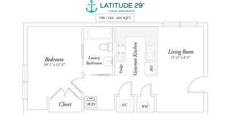 Latitude 29° 1 Bedroom Apartments Next To Ufs Sorority Row