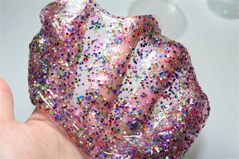 Pink Party Colourful Glitter Slime Etsy Uk