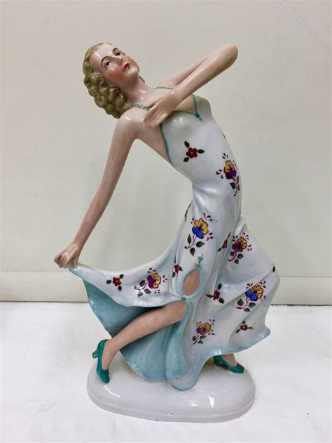 Antiques Atlas Collectable Art Deco Figurine Lady Dancer
