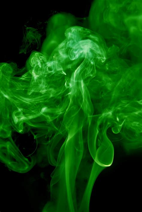 Free Photo Green Smoke Colored Colour Curl Free Download Jooinn