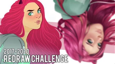 Redraw Challenge 🌸 Procreate Time Lapse Youtube