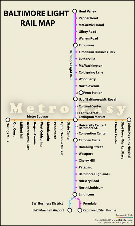Baltimore Metro Subway — Map Lines Route Hours Tickets
