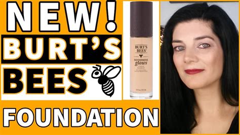 burt s bees goodness glows foundation dry skin over 40 youtube