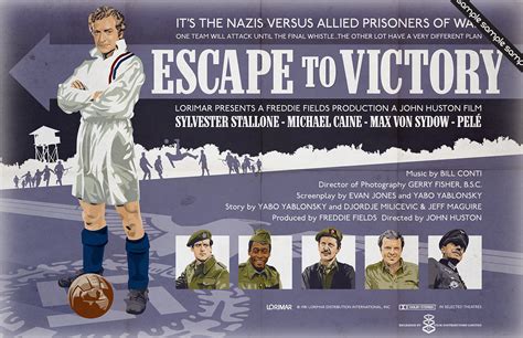 Escape To Victory Fan Art Movie Poster Pastiche 17 X Etsy Uk