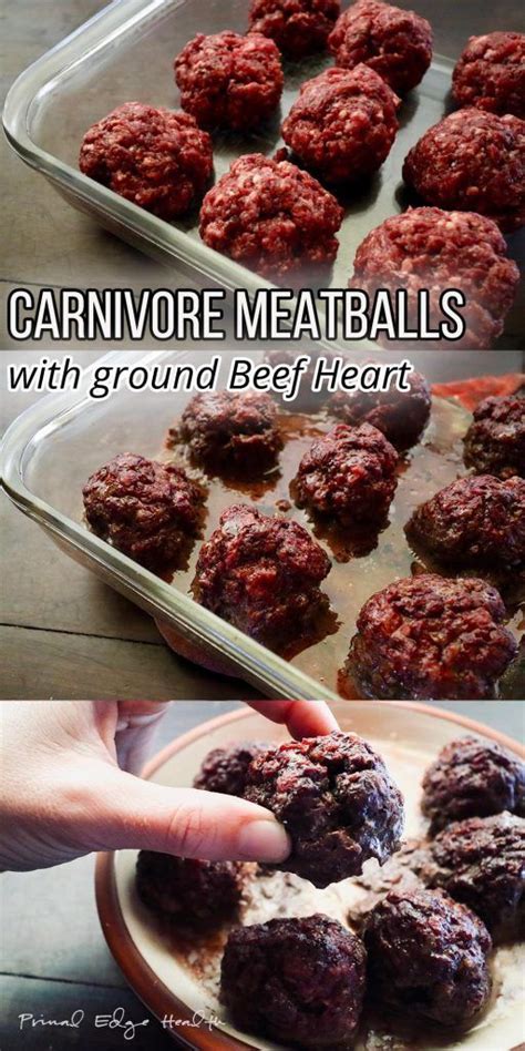 Delicious Carnivore Meatballs With Beef Heart