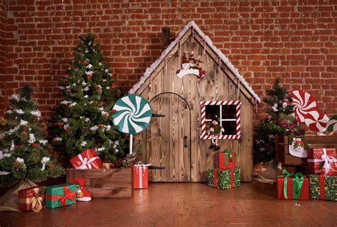 Christmas Toy Shop Photographer Backdrop Props For Togs
