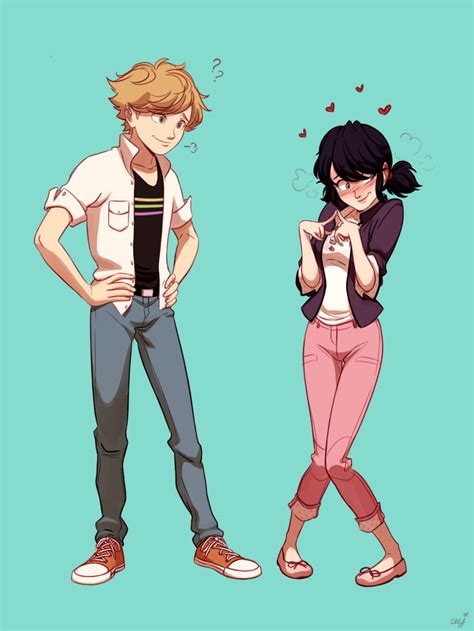 Safebooru Adrien Agreste Black Hair Blonde Hair Blush Ceejles