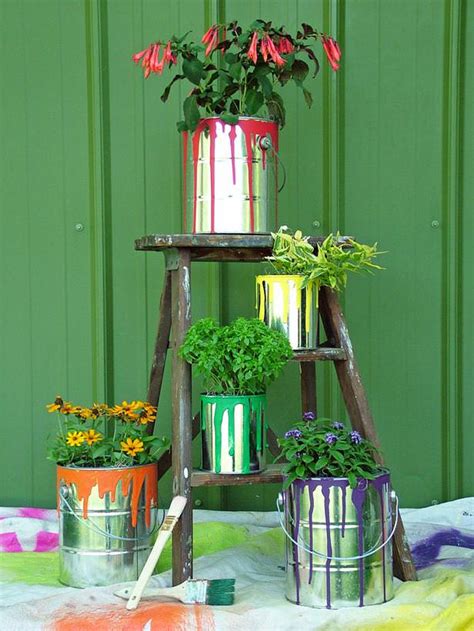 Steps to make a floating garden: Artsy & Upcycled Plant Container Ideas • The Garden Glove