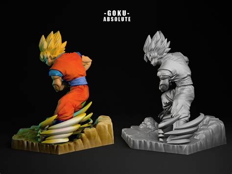 Goku Ss Absolute 3d Model Cgtrader