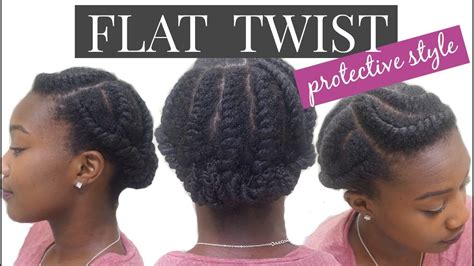 Flat Twist Natural Hair Styles Pictures Twist