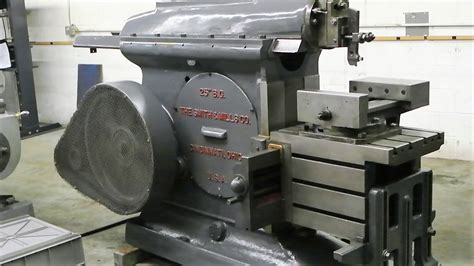 Smith And Mills 25″ Hd Mechanical Horizontal Shaper Machinery Consultants