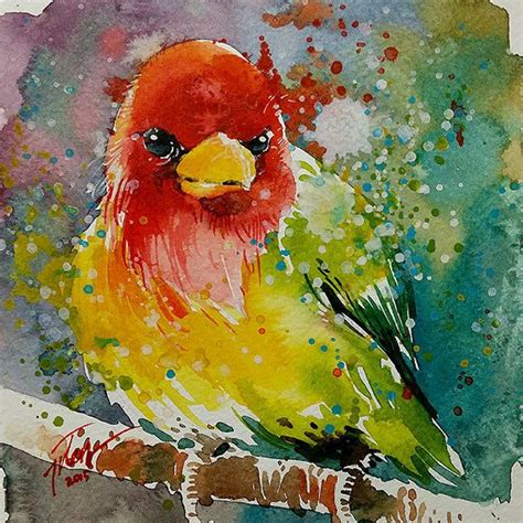 Vibrant Watercolor Animal Paintings By Tilen Ti Designwrld Famous