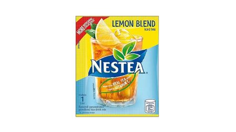 Nestea Lemon Blend Iced Tea Flavored Powdered Tea Drink Mix 25g