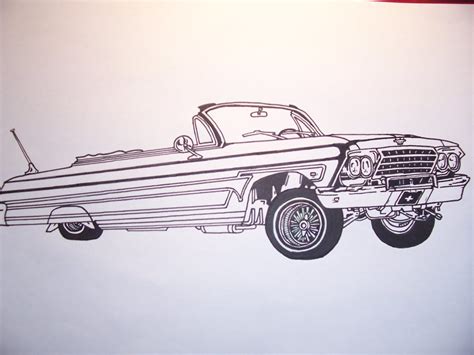 Lowrider Drawing at GetDrawings | Free download
