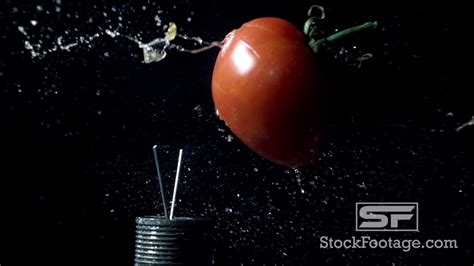 Slow Motion Of 50 Cal Bullet Hitting Tomato Youtube