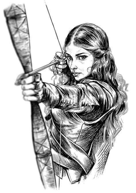 Artstation Female Archer