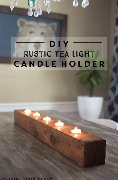 This material is readily available from the major hardware stores, or from a metal supply store, it will be much cheaper. DIY Rustic Tea Light Candle Holder | Mountain Modern Life