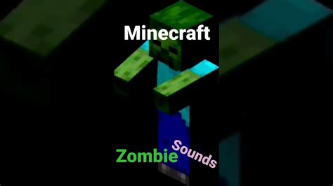 Minecraft Zombie Sounds 🧟 Youtube