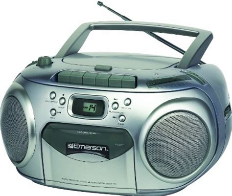 Check Out Emerson Pd6548sl Portable Radio Cd Player With Cassette
