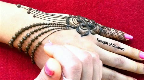 Jewellery Mehndi Design Simple And Easy Thought Of Creation Mehndi