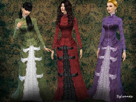 Victorian Dresses Sims 4 Cc
