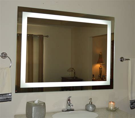 See The Difference With A Wall Mounted Light Up Mirror Warisan Lighting