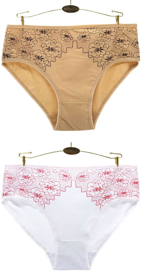 Yun Meng Ni Underwear Soft Cotton Mature Lady Big Size Panties Buy