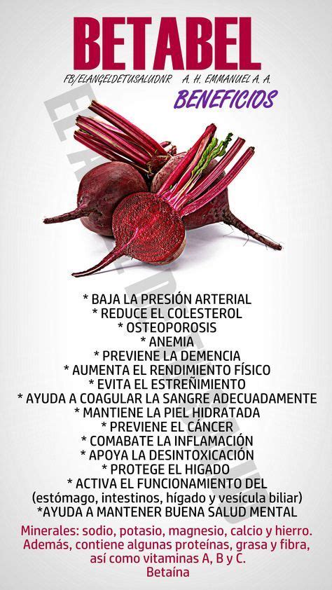 Beneficios Del Betabel O Remolacha Beneficios De Alimentos Frutas Y
