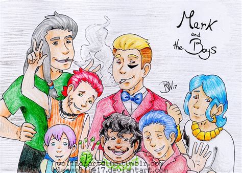Mark And The Boys Redraw By Bluewolfie17 On Deviantart