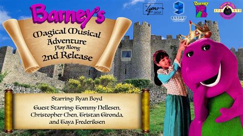 Barney Home Video Barneys Magical Musical Adventure Play Along 2nd