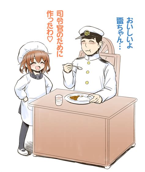 Marugoshi 54burger Admiral Kancolle Ikazuchi Kancolle Kantai