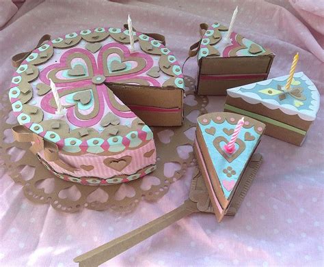 Cardboard Cakes Diy Birthday Cake And Sweets Art