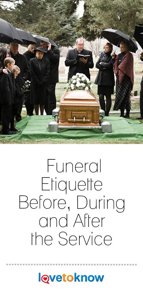 Funeral Etiquette For Guests Before During After The Service Artofit