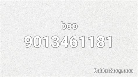 Boo Roblox Id Roblox Music Codes