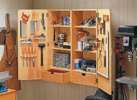 Wall Mounted Tool Storage Woodworking Project Woodsmith Plans