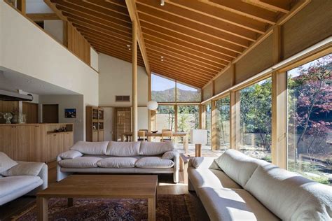 Interior Of Japanese House Modern Wooden Sunlight Awesome