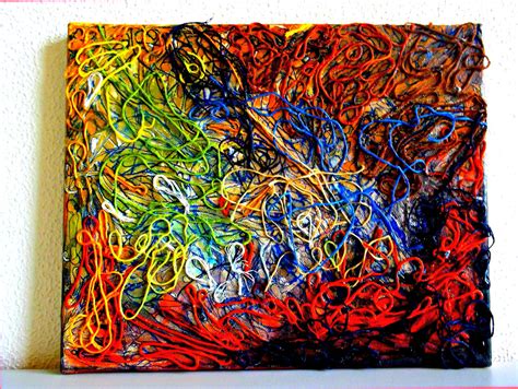 Original 3d Canvas Abstract Art Acrylic Painting By Aryiacassandra On