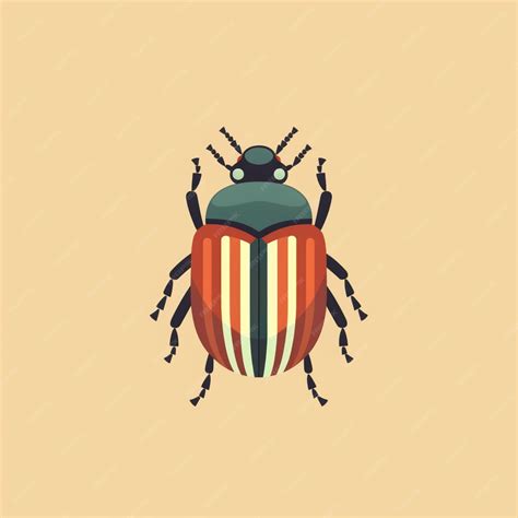 Premium Ai Image Beetle Vector