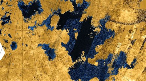 Titan Moons Huge Methane Seas Bbc News